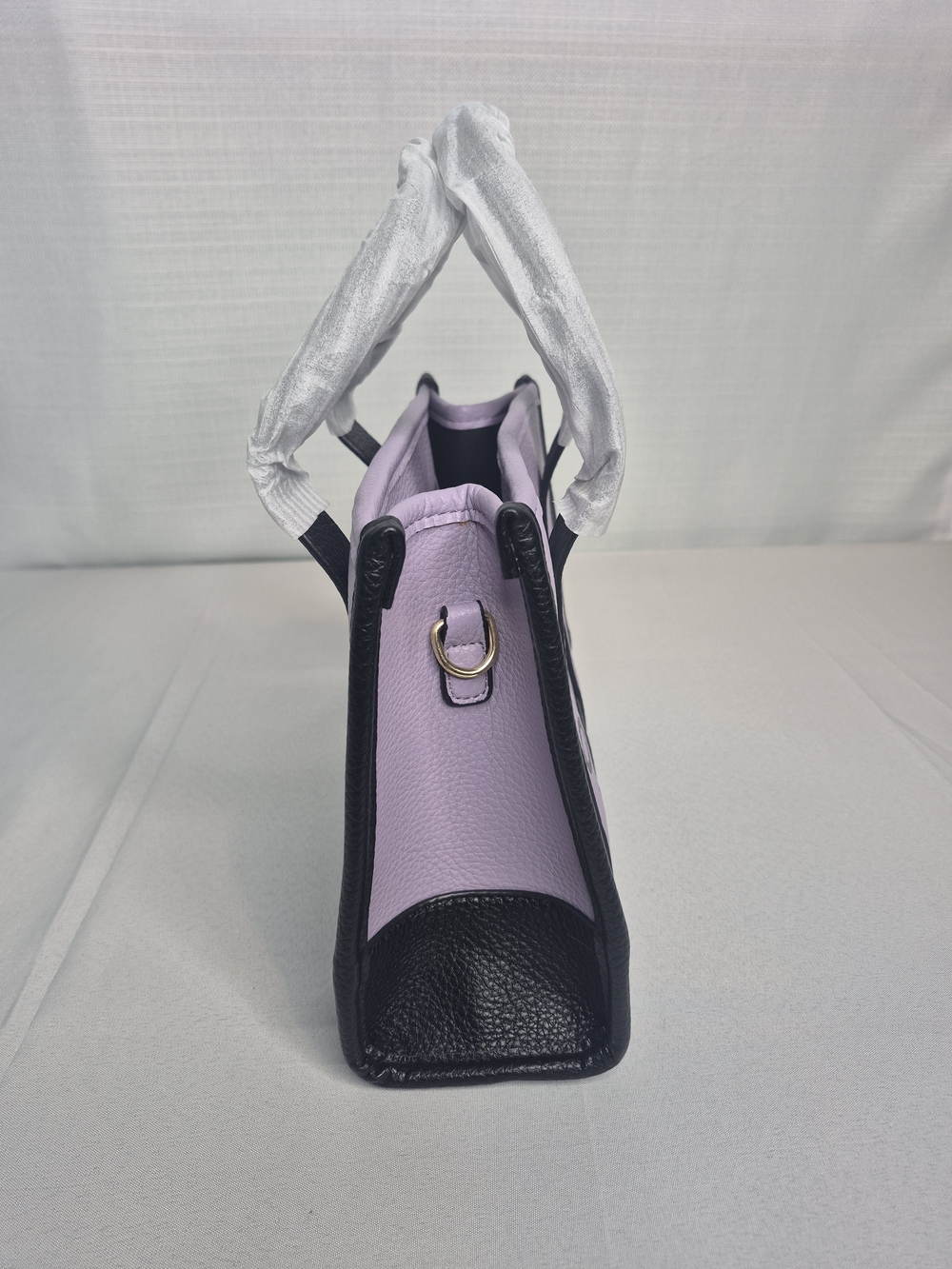 Fashion Lavender & Black Tote Bag NWOT - Picture 6 of 12